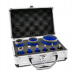 Набір кільцевих алмазних коронок 6-68мм GEKO G65102, фото 2