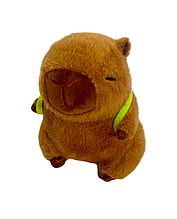 Плюшева іграшка Капібара з рюкзаком черепашка, 23см