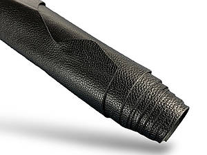 Шкіра натуральна Флотар т.1,4-1,6 мм колір чорний крупне зерно AN