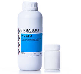 Фарба для запаювання зрізу шкіри GIRBA NUBIO колір Білий мат 100мл