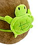 Плюшева іграшка Капібара з рюкзаком черепашка, 23см, фото 7