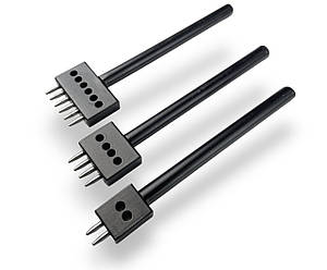 Набір крокових пробійників для шкіри крок 5мм колір Чорний