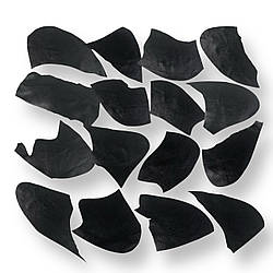 Шкіра натуральна лицьова в шматках т.1,0-1,2мм колір чорний