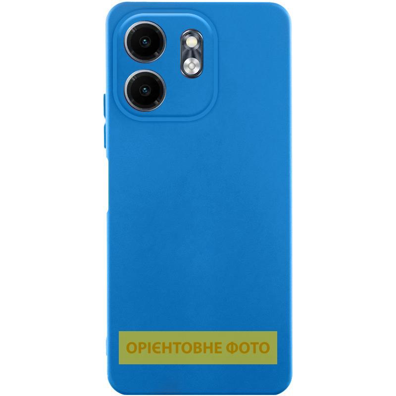 Чохол GETMAN Liquid Silk Full Camera для Xiaomi Redmi Note 14 Pro 4G | TPU + Мікрофібра Синій / Royal blue, фото 1