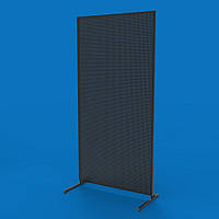 Стійка торгова з перфорацією 100х200, S-0,8 мм, чорна