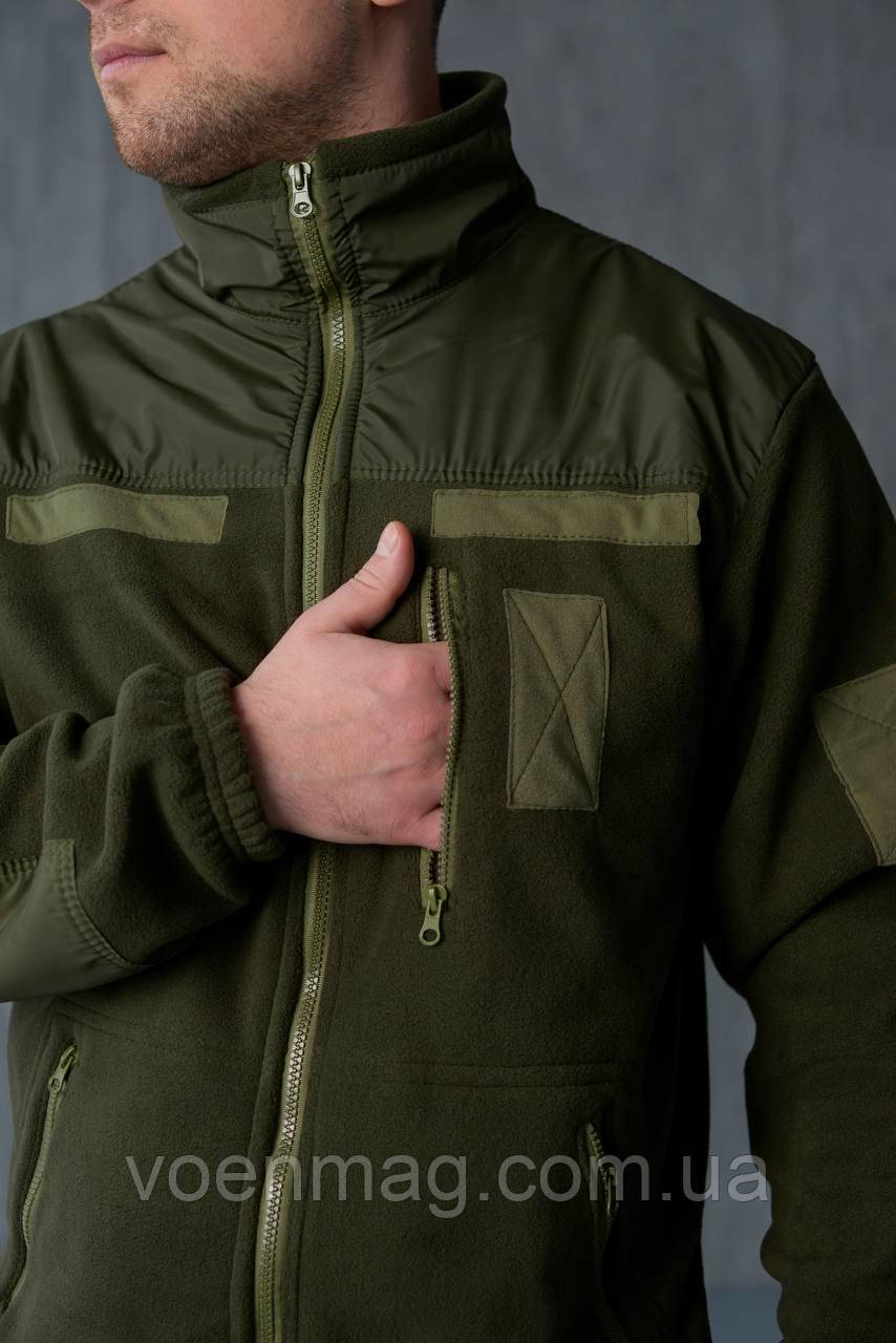 Кофта флисова статутна, олива, ®️Military