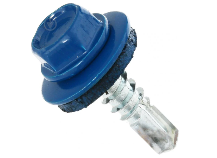 Саморіз покрівельний 48*19 RAL 5005, фото 1