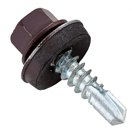 Саморіз покрівельний 48*19 RAL 8017 (250шт)