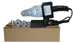 Паяльник для пластикових труб і фітингів із насадками 20-32