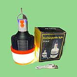 Акумуляторний кемпінговий світильник JY-1010 з підвісом, фото 4