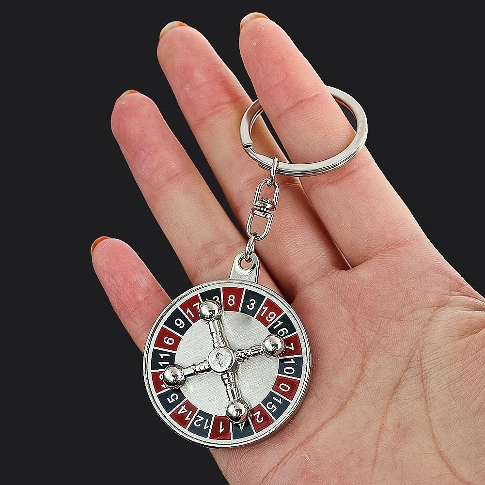 Брелок для ключів обертова Рулетка Казино, фото 1