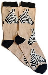 Носки   "зебра "