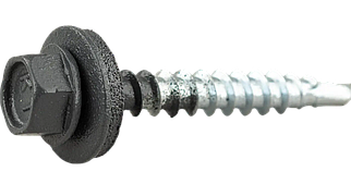 Саморіз покрівельний по дереву 48*35 7016 (250шт)