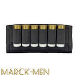 Патронташ Marck-men на 6 патронів .12 калібру для дозарядки- на пояс. Піксель, хакі, мультикам, чорний, фото 6