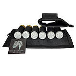 Патронташ Marck-men на 6 патронів .12 калібру для дозарядки- на пояс. Піксель, хакі, мультикам, чорний, фото 3