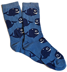 Носки "Синий кит "