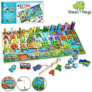 Дерев'яна іграшка Tree Toys Багатофункціональна дошка MD 1342, фото 2
