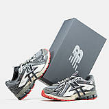 Сірі текстильні чоловічі кросівки New Balance 1906A Silver Gold Metallic Демісезонні кроси Нью Беланс 1906А, фото 5