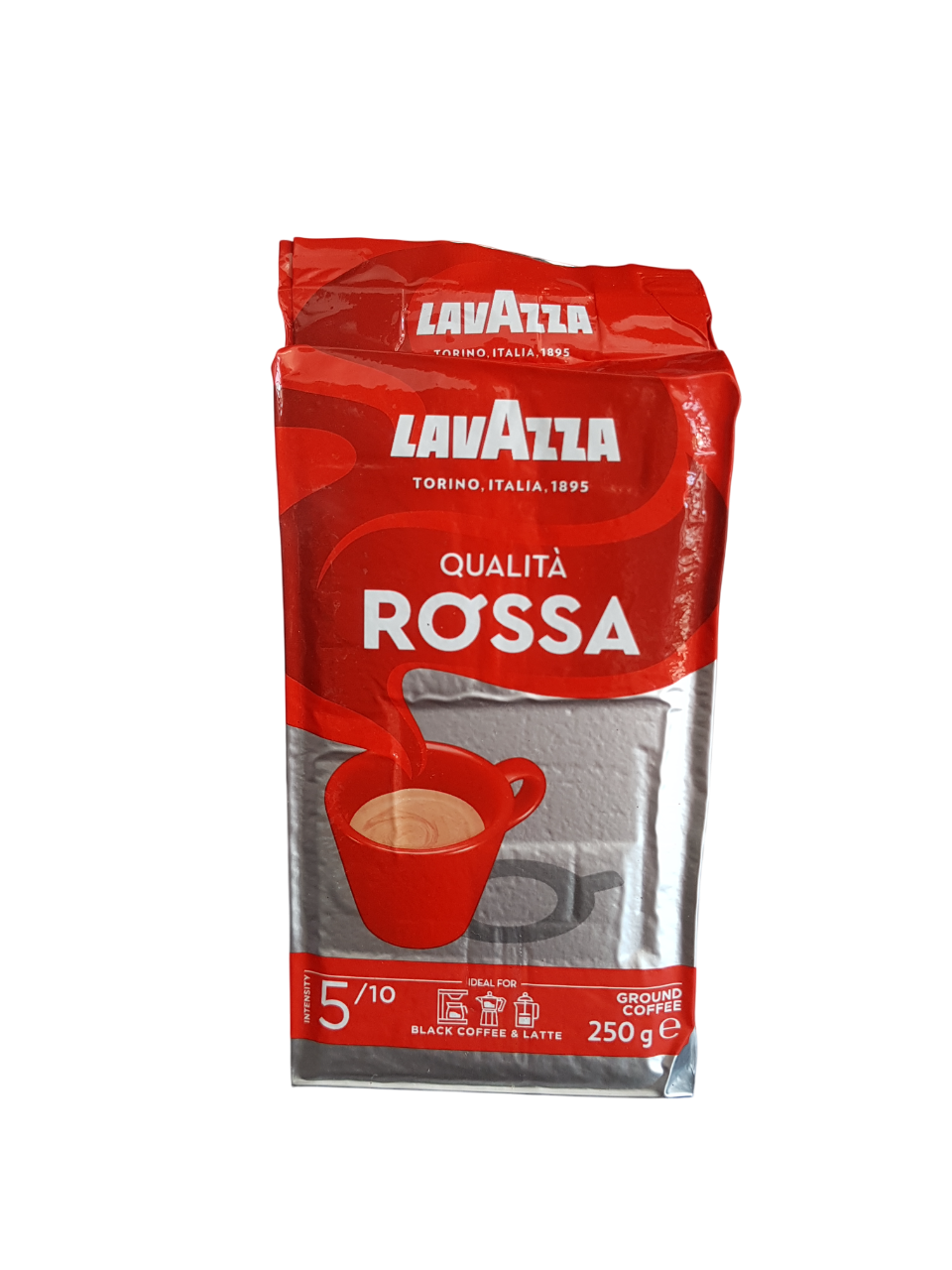 Кава мелена Lavazza Qualità Rossa 250 г у вакуумній упаковці, фото 1