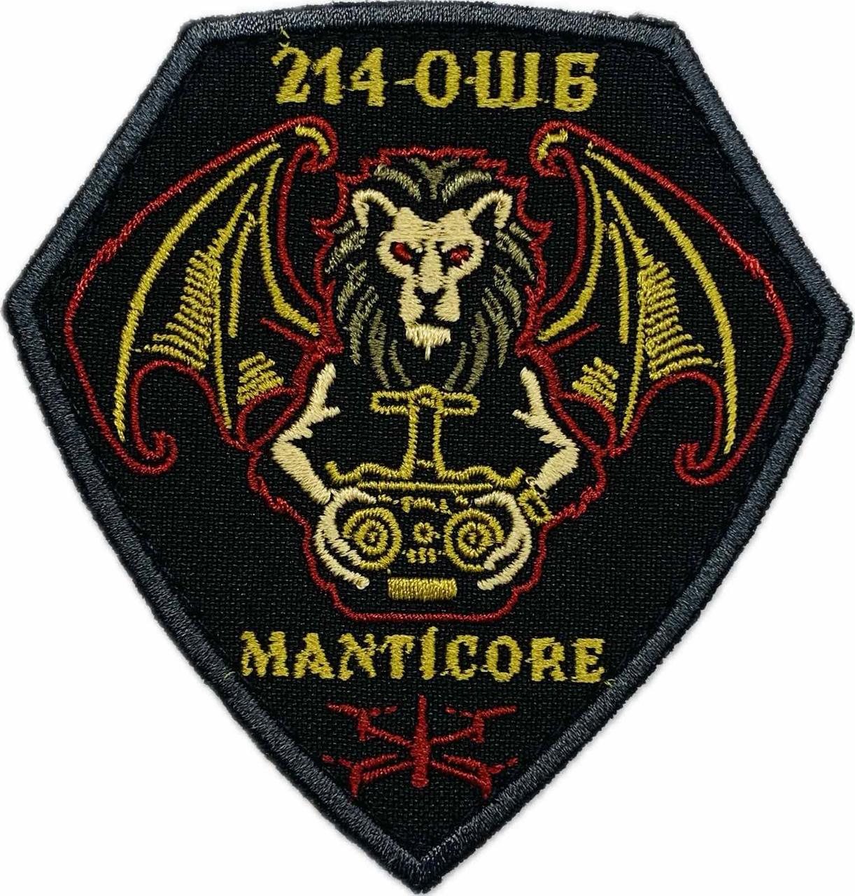 Шеврон 214 Manticore окремий штурмовий батальйон, фото 1