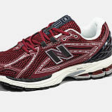 Бордові текстильні чоловічі кросівки New Balance 1906R  Демісезонні кроси Нью Беланс 1906, фото 7
