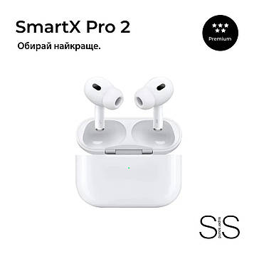 Навушники бездротові TWS SmartX Pro 2 Premium Bluetooth навушники з мікрофоном SAP2P
