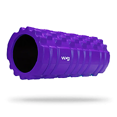 Масажний роллер для йоги K1 33*14 фіолетовий