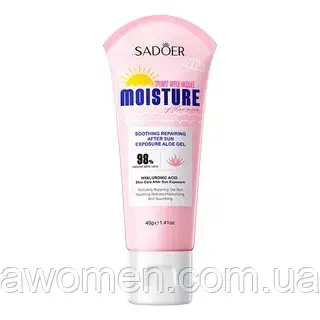 Зволожувальний гель One Spring Sun Brown After Sun з алое вера після засмаги 40 g, фото 1