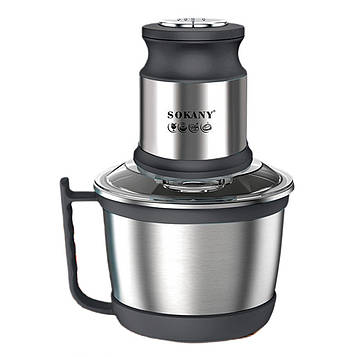 Чопер подрібнювач Sokany SK7027SS на 3 літри 800 Вт SK7027SS