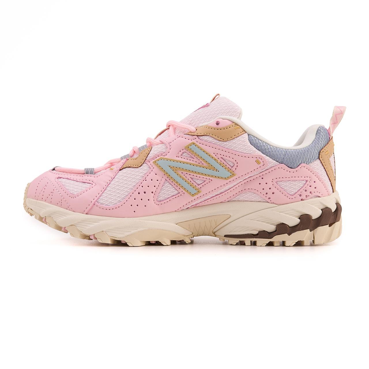Рожеві шкіряні жіночі кросівки New Balance 610 Pink - демісезонні ню беленс 610, фото 1