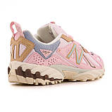 Рожеві шкіряні жіночі кросівки New Balance 610 Pink - демісезонні ню беленс 610, фото 9