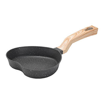 Сковорідка для омлету з антипригарним покриттям 16*13*5,3 см сіра HP39574C