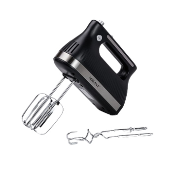 Міксер ручний з 2 насадками Sokany SK-6632 300 Вт чорний