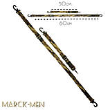 Комплект строп з поворотними карабінами для кріплення та фіксації тактичного спорядження "Х-tac". Multicam. 2шт., фото 4