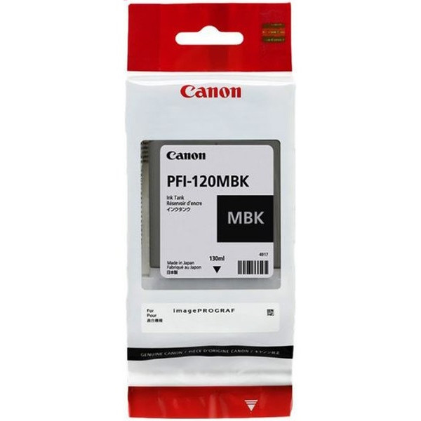 Картридж Canon PFI-120 Matte Black 2884C001 для принтера Canon imagePROGRAF TM-200, TM-205, TM-300, TM-305, фото 1