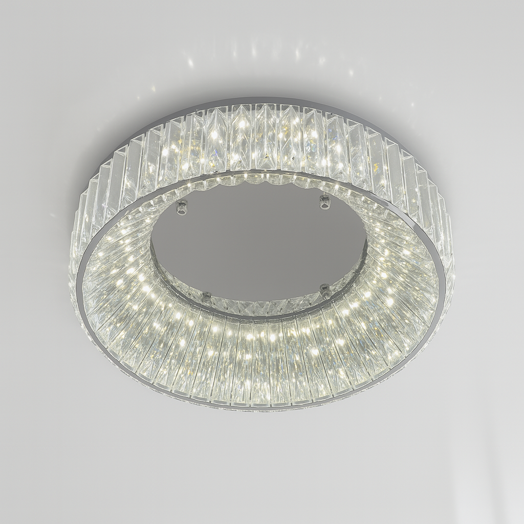 Люстра кругла у вітальню Linisoln 140W до 20 м² колір Хром 9896-500, фото 1