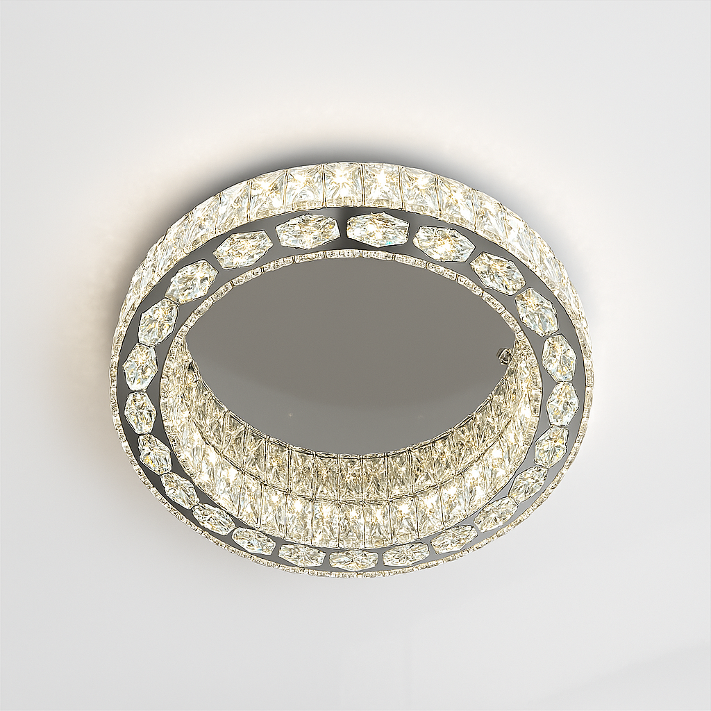 Хрустальная люстра с пультом Linisoln 90W до 20 м² колір Хром 3122-500, фото 1