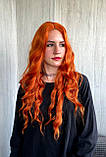 Перука на сітці довга хвиляста термоперука руда (SETI-2292-18), фото 4