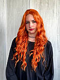 Перука на сітці довга хвиляста термоперука руда (SETI-2292-18), фото 2