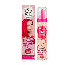 Відтінковий мус для волосся Time Out Color Magic Mousse 04 — Subtle Purple 75 мл