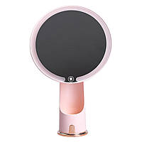 Дзеркало косметичне 18,5х10х29 см з підсвічуванням Рожеве HP-10-1AP