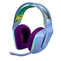 Ігрові бездротові навушники Logitech G733 Lightspeed Lilac з мікрофоном, швидким зв'язком і м'яким наголов'ям