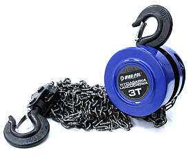 Таль ланцюгова 3000 кг, робочий діапазон: 3 м. Mar-Pol М80753