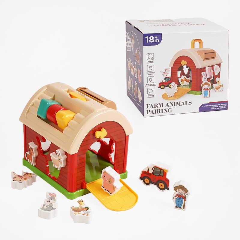 Сортер "Ферма" брязкальце, обертові елементи FXB 11