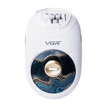 Епілятор жіночий акумуляторний 2 швидкості USB депілятор для тіла і ніг VGR V-706