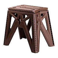 Пластикова складна стілецька туристична похідна похідний розкладний стілець для кемпінгу SJ-0102BR