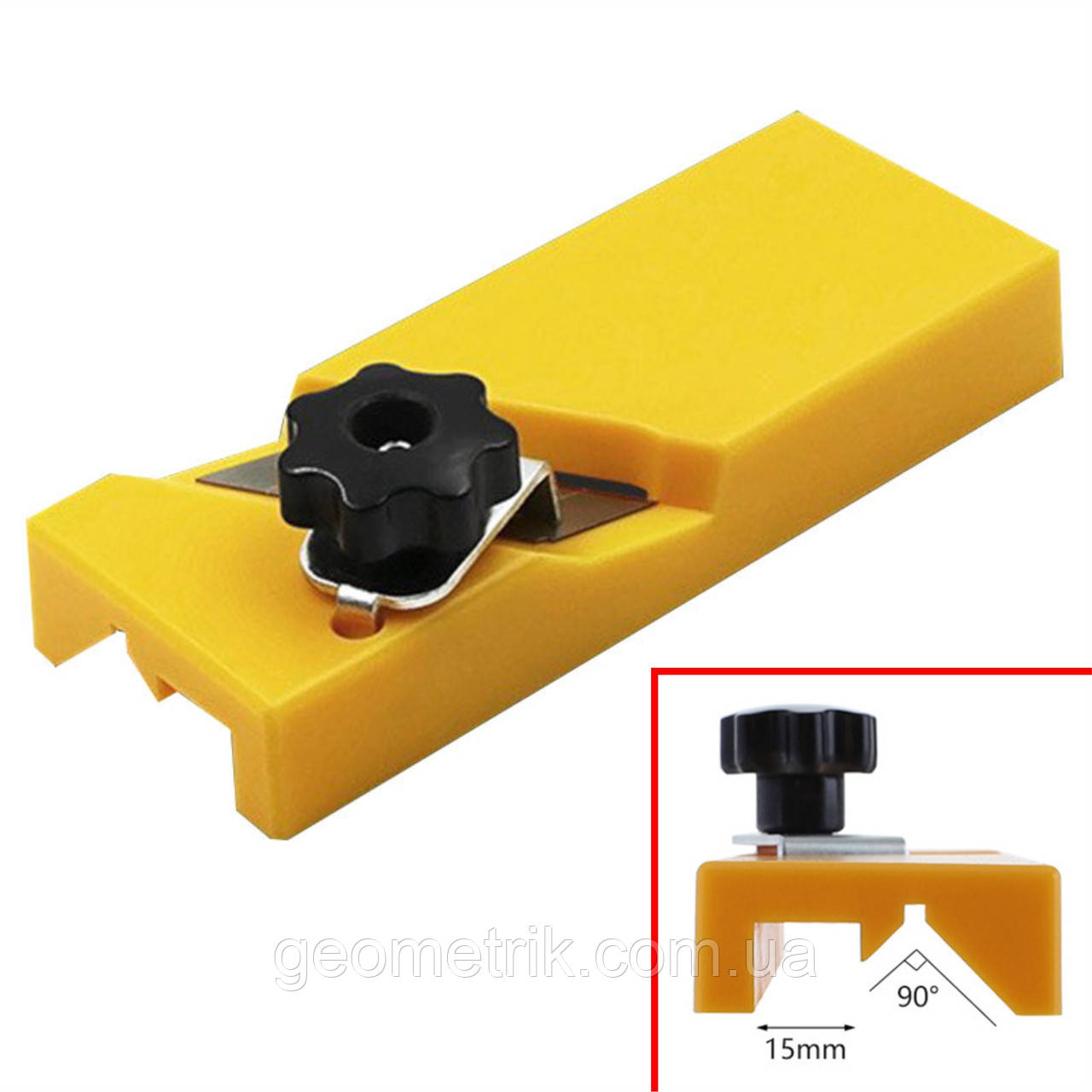 Кромковий рубанок - 2 пази - Фаскознімач для гіпсокатртону та дерева ручний, фото 1