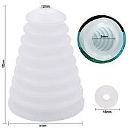 Пилозбірник для дрилі - Уловлювач пилу для перфоратора - Захист від пилу під час буріння та свердління - white, фото 4