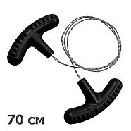 Пила Джильї 70 см - Туристична ножівка - Похідна пила-струна для виживання - black, фото 2