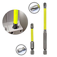 Біти для автоматів 65 мм/110 мм -магнітні - Набір електромонтажних біт FPH2 для складання щитів та ПЗВ, фото 5